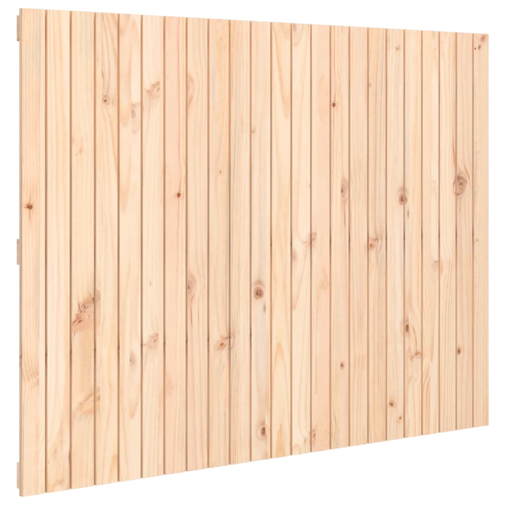 Wall Headboard 146.5x3x110 cm Solid Wood Pine