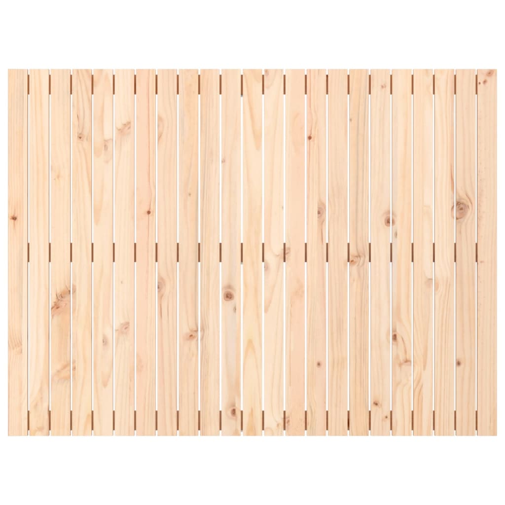 Wall Headboard 146.5x3x110 cm Solid Wood Pine