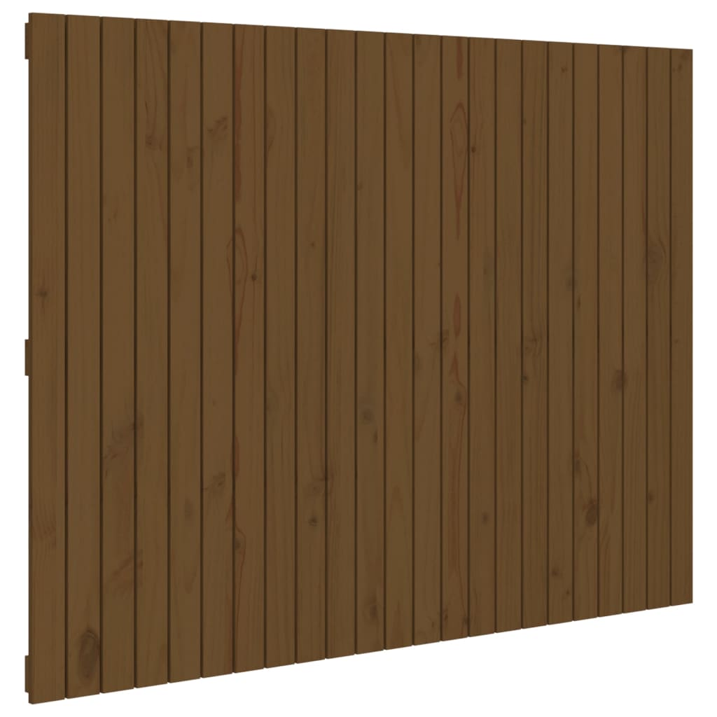 Wall Headboard Honey Brown 146.5x3x110 cm Solid Wood Pine