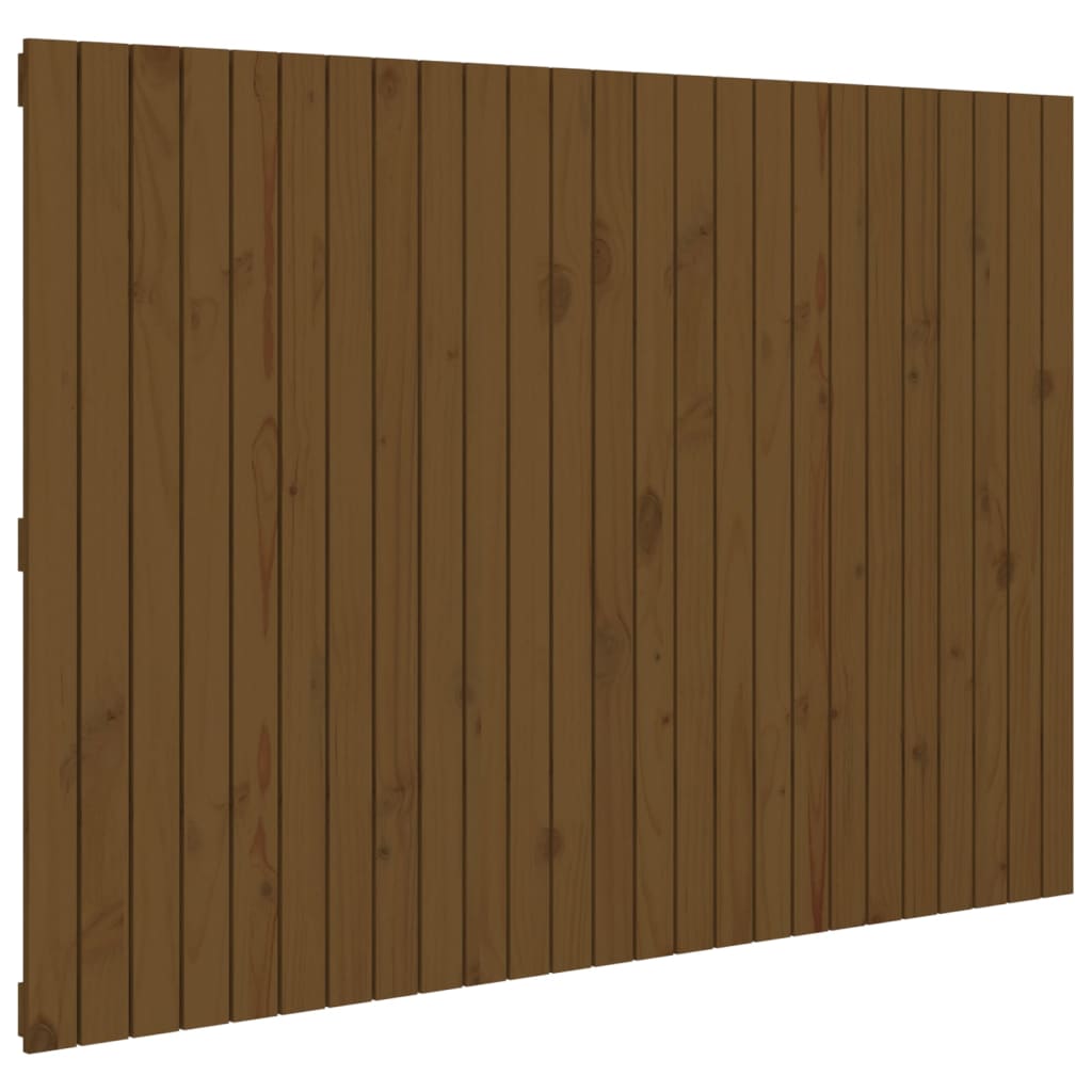 Wall Headboard Honey Brown 159.5x3x110 cm Solid Wood Pine