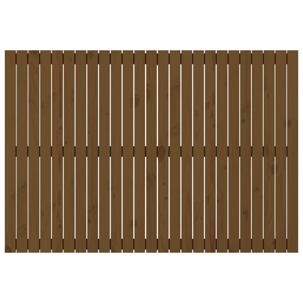 Wall Headboard Honey Brown 159.5x3x110 cm Solid Wood Pine