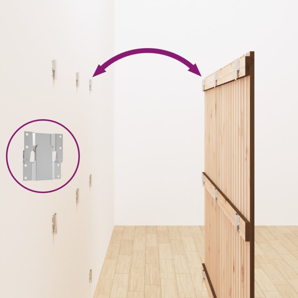 Wall Headboard Honey Brown 159.5x3x110 cm Solid Wood Pine