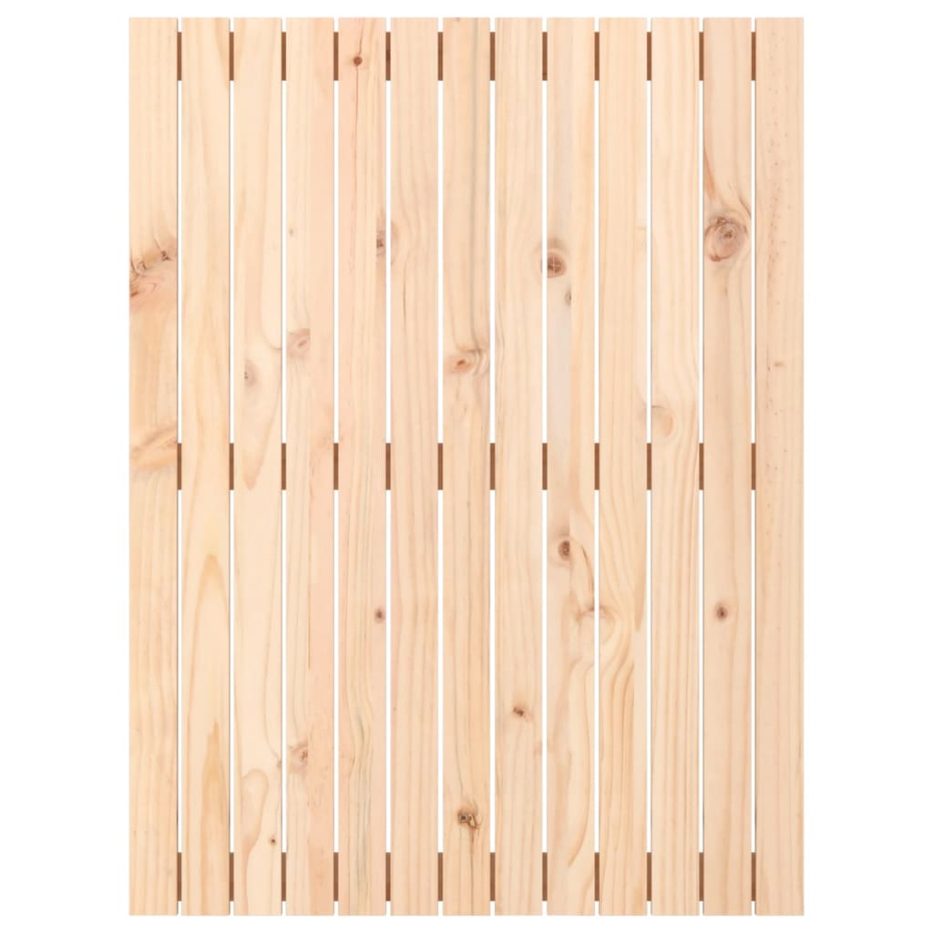 Wall Headboard 82.5x3x110 cm Solid Wood Pine