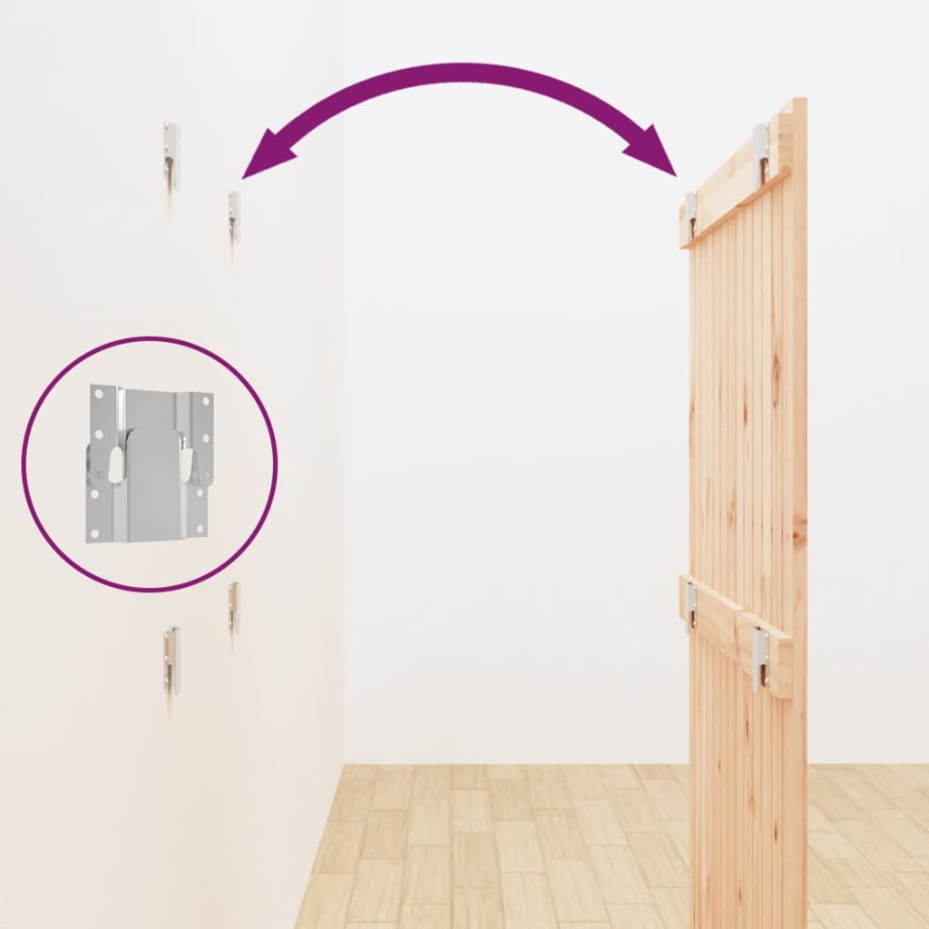 Wall Headboard 82.5x3x110 cm Solid Wood Pine