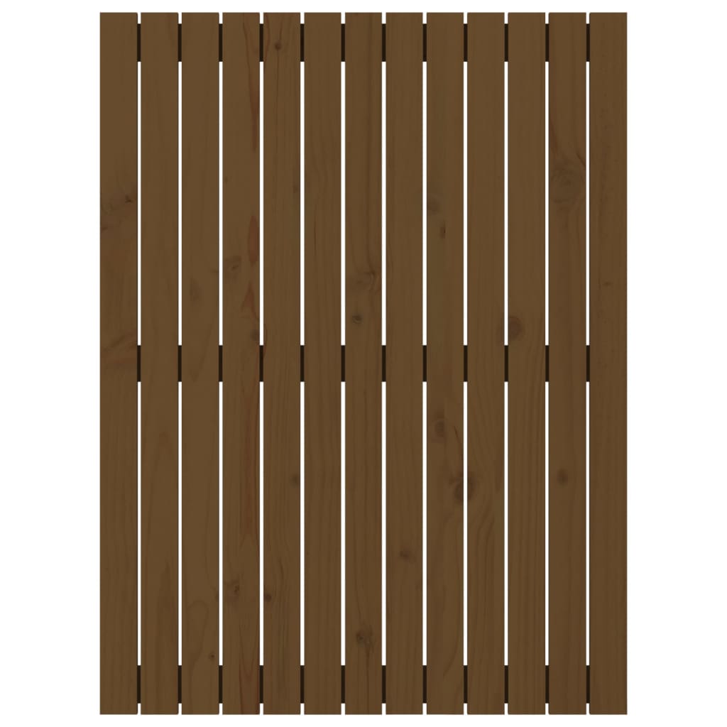 Wall Headboard Honey Brown 82.5x3x110 cm Solid Wood Pine