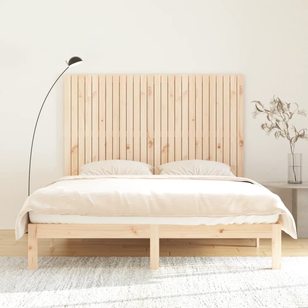 Wall Headboard 166x3x110 cm Solid Wood Pine