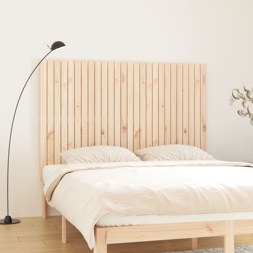 Wall Headboard 166x3x110 cm Solid Wood Pine