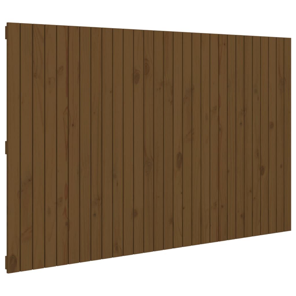 Wall Headboard Honey Brown 185x3x110 cm Solid Wood Pine