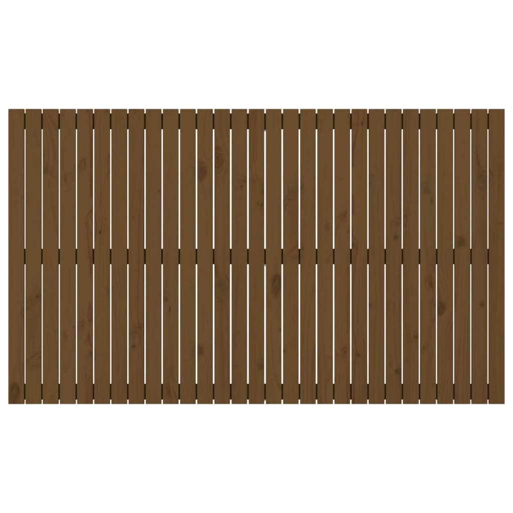 Wall Headboard Honey Brown 185x3x110 cm Solid Wood Pine