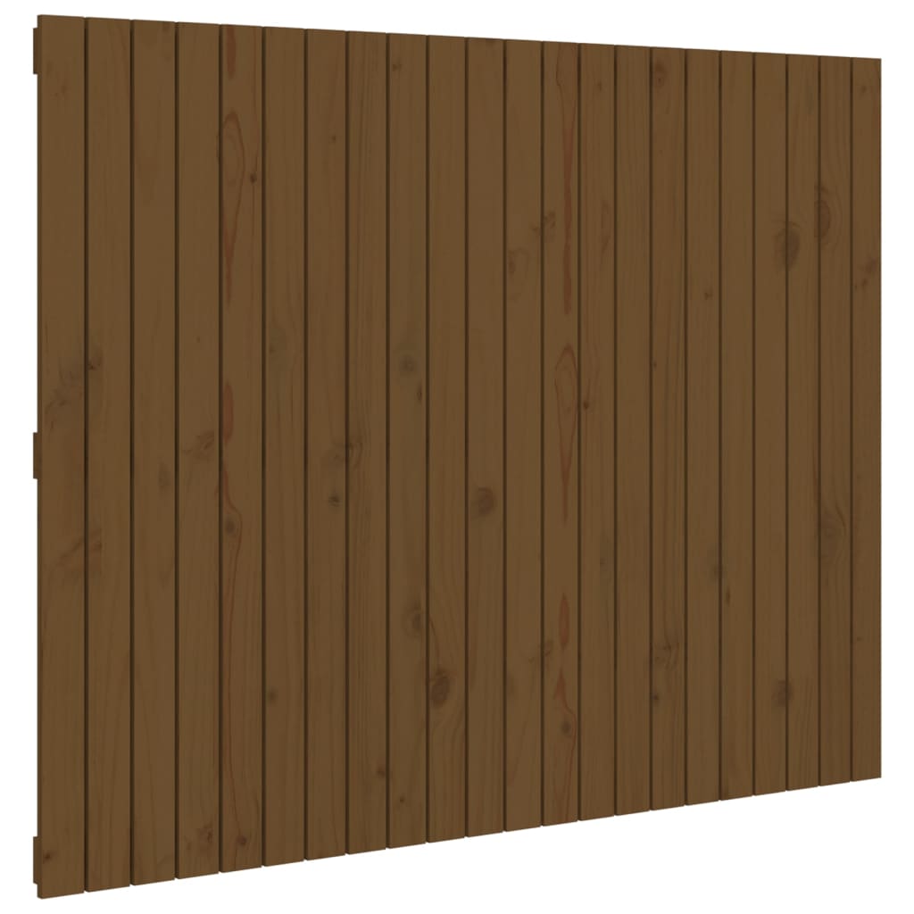 Wall Headboard Honey Brown 140x3x110 cm Solid Wood Pine