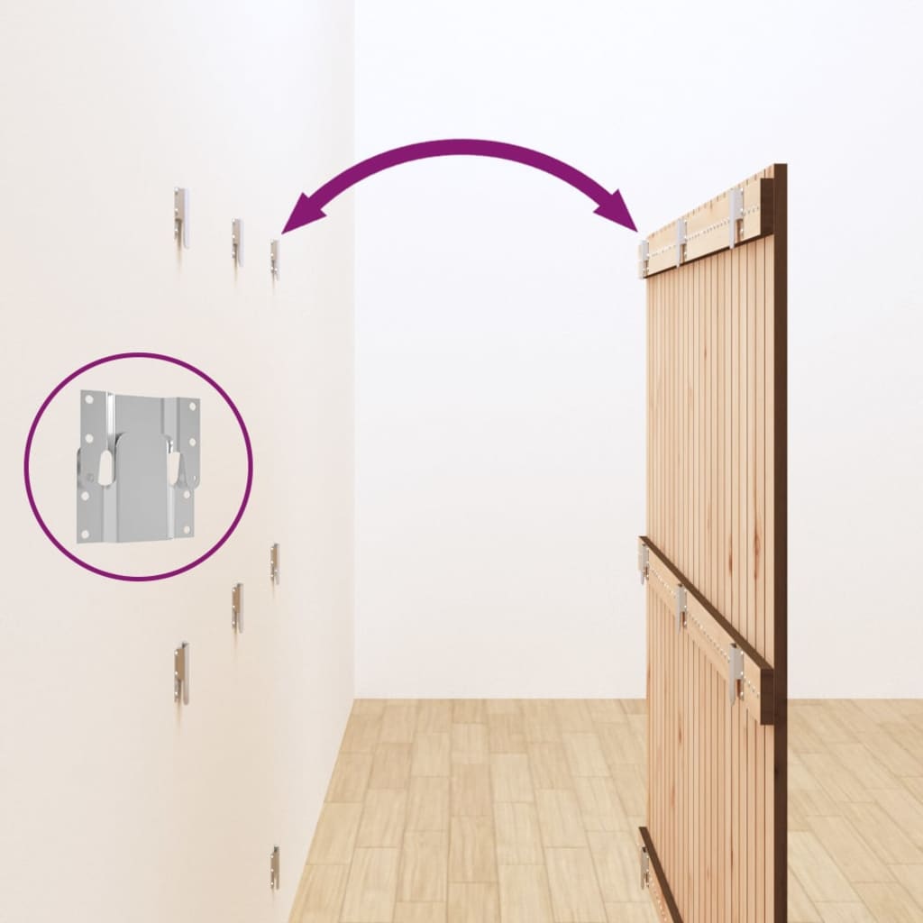 Wall Headboard Honey Brown 140x3x110 cm Solid Wood Pine