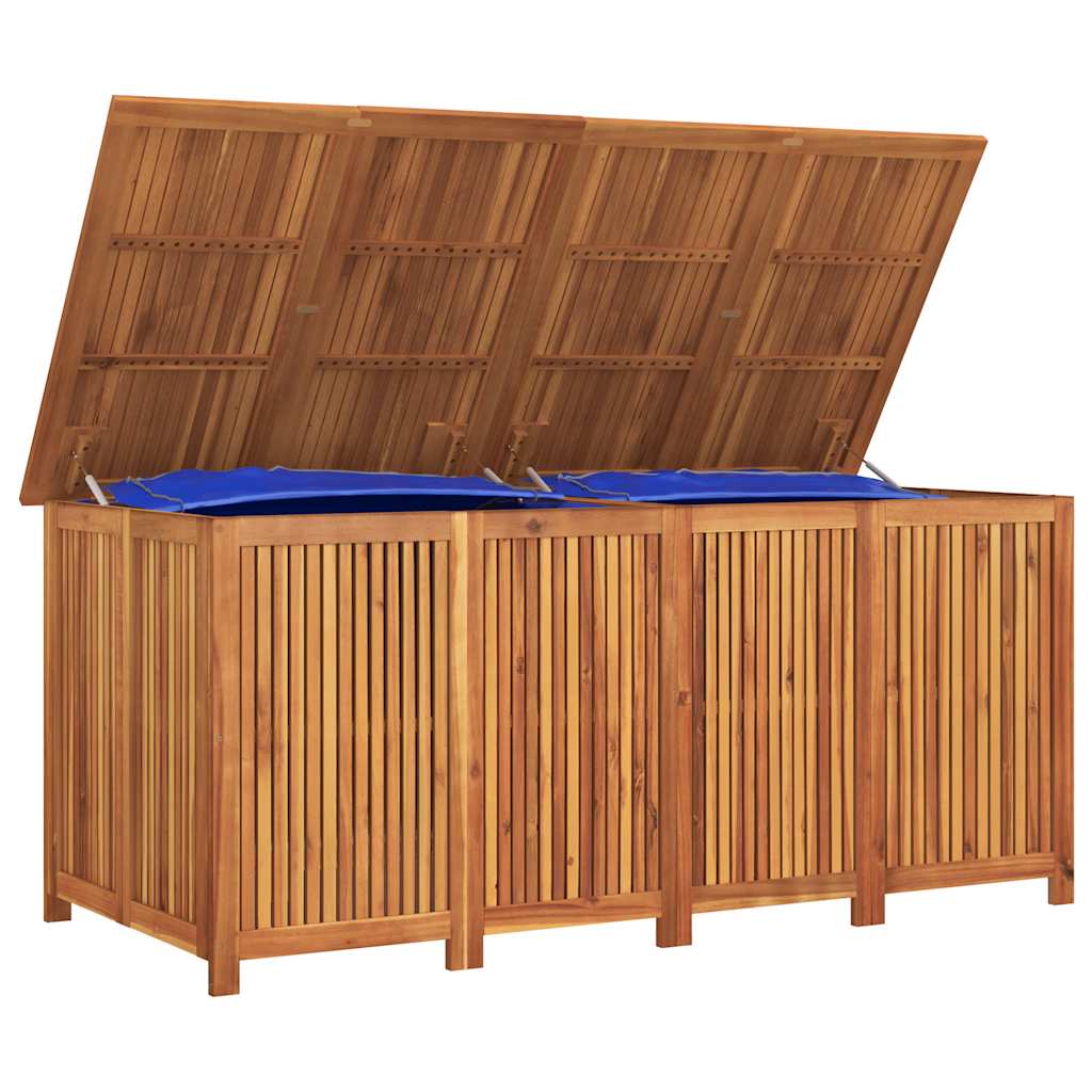 Garden Storage Box 175x80x75 cm Solid Wood Acacia