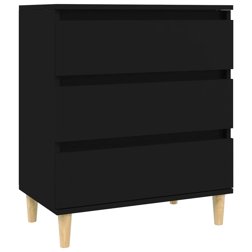 Sideboard Black 60x35x70 cm Engineered Wood