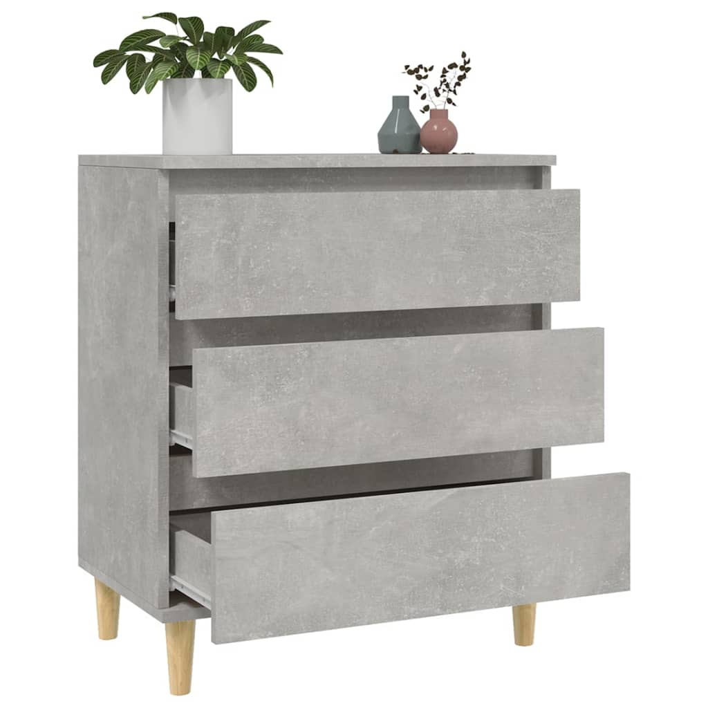 Sideboard Concrete Grey 60x35x70 cm Engineered Wood