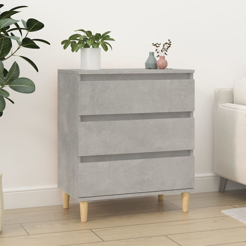 Sideboard Concrete Grey 60x35x70 cm Engineered Wood