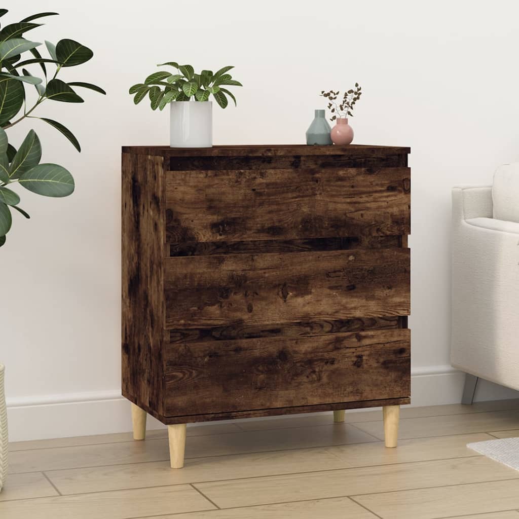 Sideboard Smoked Oak 60x35x70 cm Engineered Wood