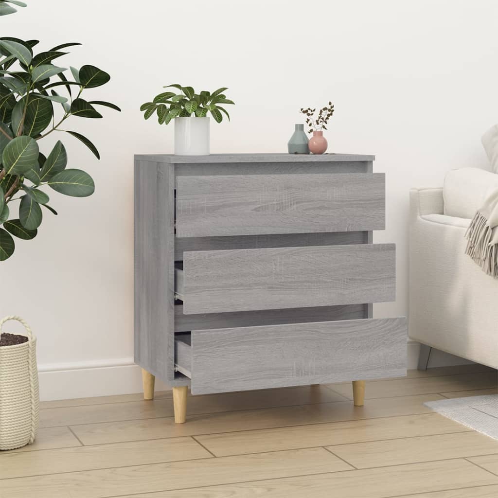 Sideboard Grey Sonoma 60x35x70 cm Engineered Wood