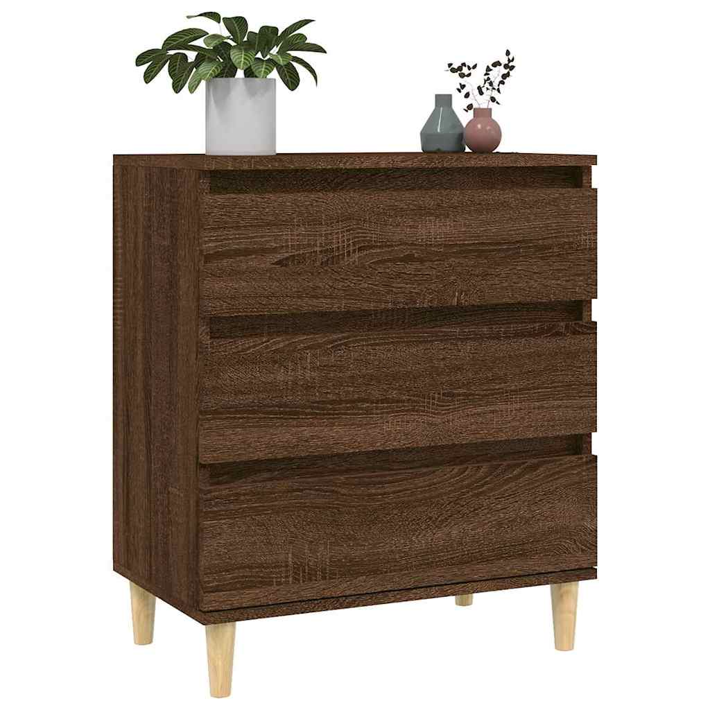 Sideboard Brown Oak 60x35x70 cm Engineered Wood