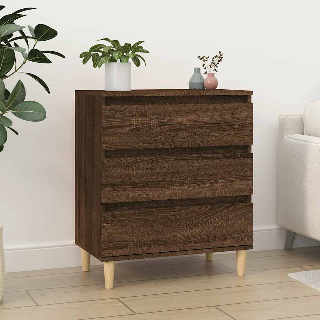 Sideboard Brown Oak 60x35x70 cm Engineered Wood