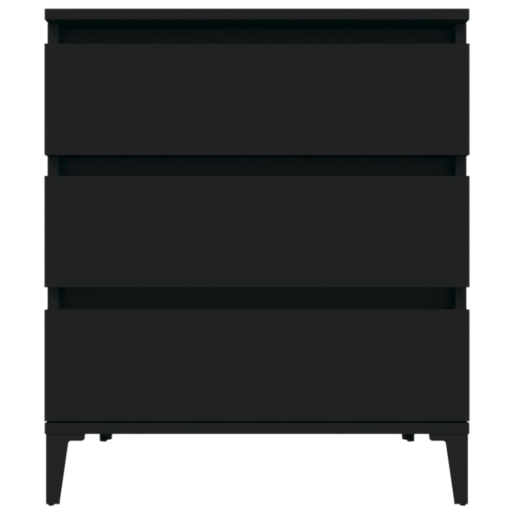 Sideboard Black 60x35x70 cm Engineered Wood
