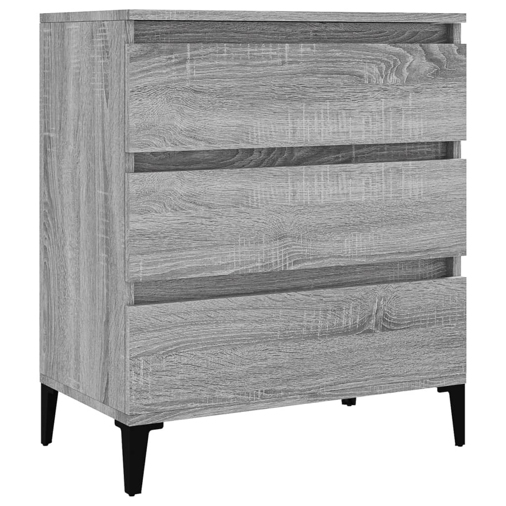 Sideboard Grey Sonoma 60x35x70 cm Engineered Wood