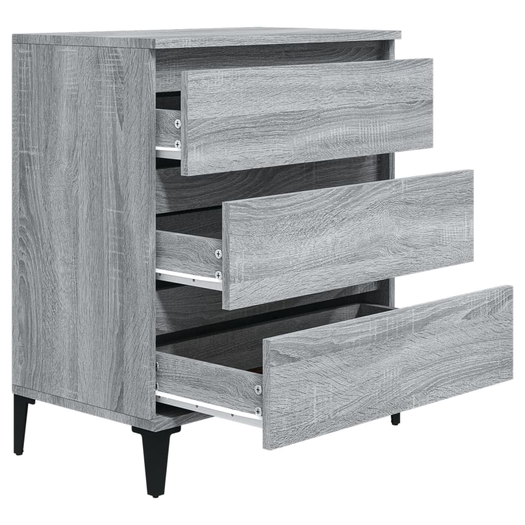 Sideboard Grey Sonoma 60x35x70 cm Engineered Wood