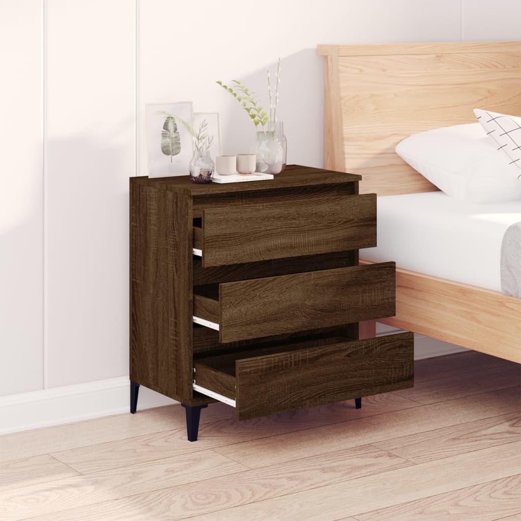 Sideboard Brown Oak 60x35x70 cm Engineered Wood