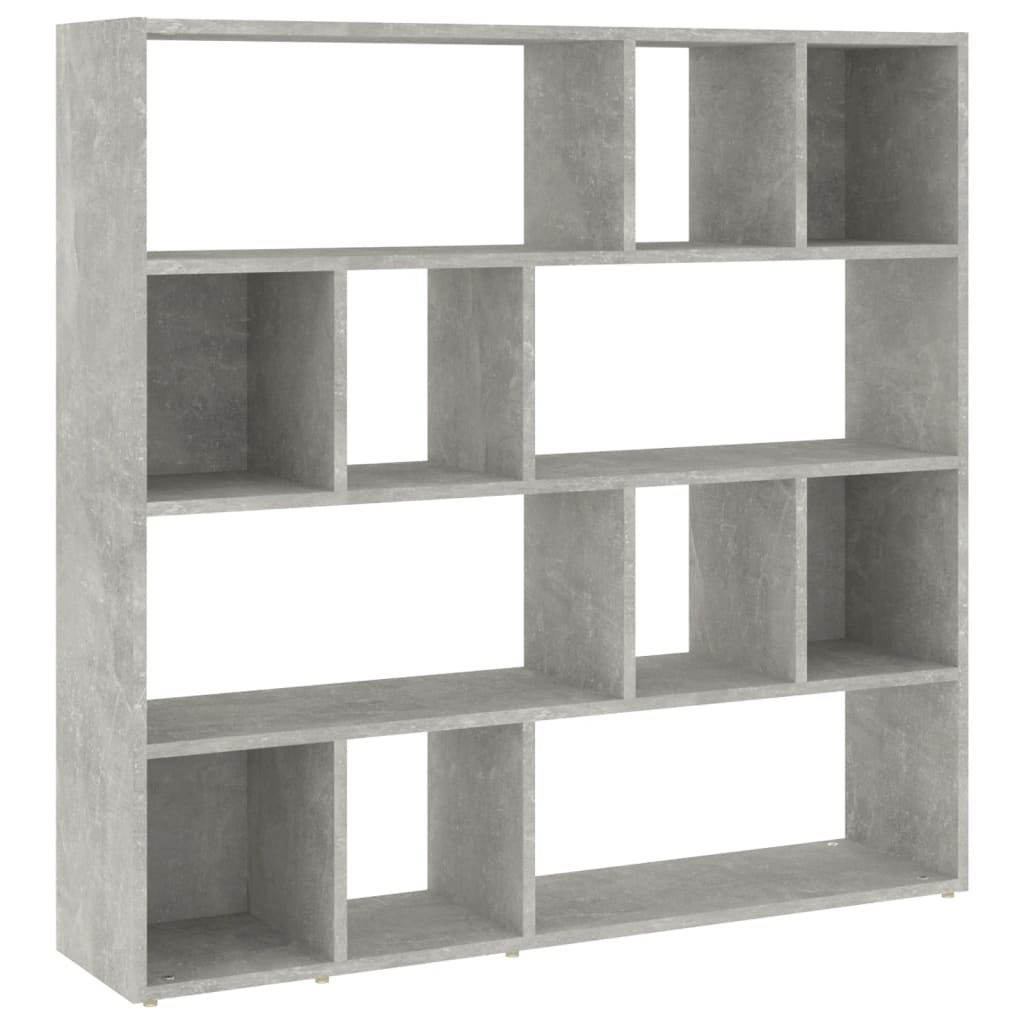 Book Cabinet/Room Divider Concrete Grey 105x24x102 cm