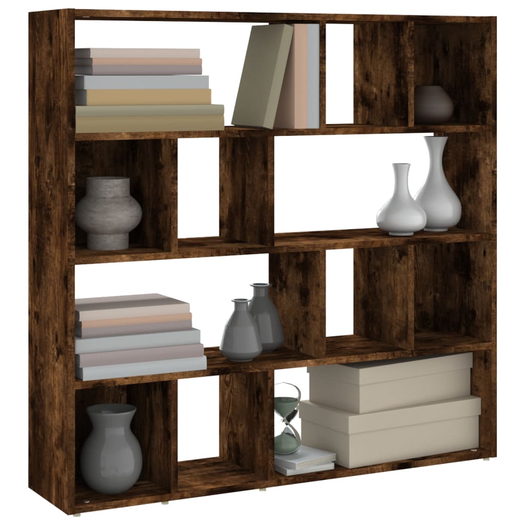 Book Cabinet/Room Divider Smoked Oak 105x24x102 cm