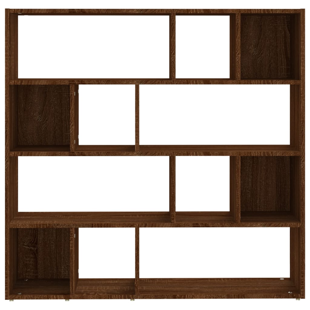 Book Cabinet/Room Divider Brown Oak 105x24x102 cm