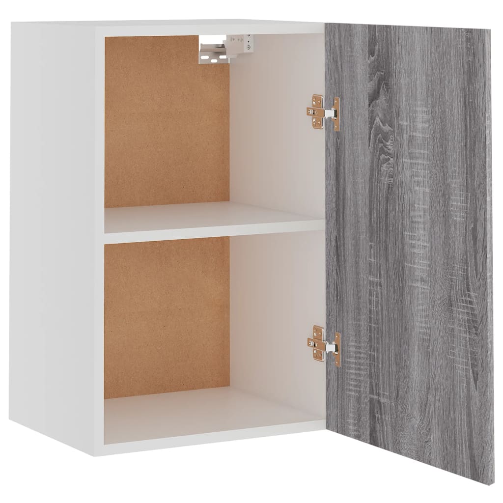 Hanging Cabinet Lyon Grey Sonoma 39.5x31x60 cm Engineered Wood