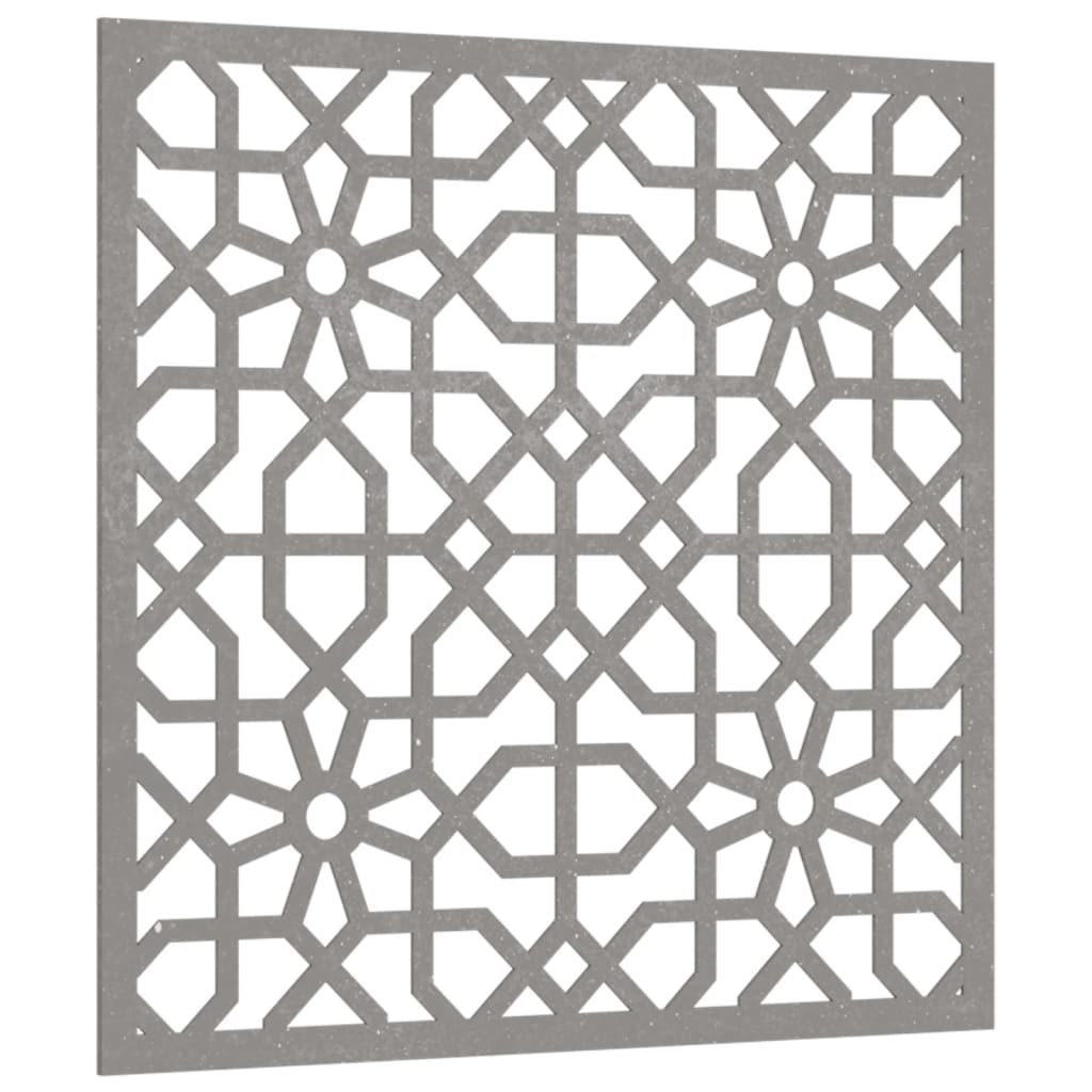 Garden Wall Decoration 55X55 Cm Corten Steel Moorish Design