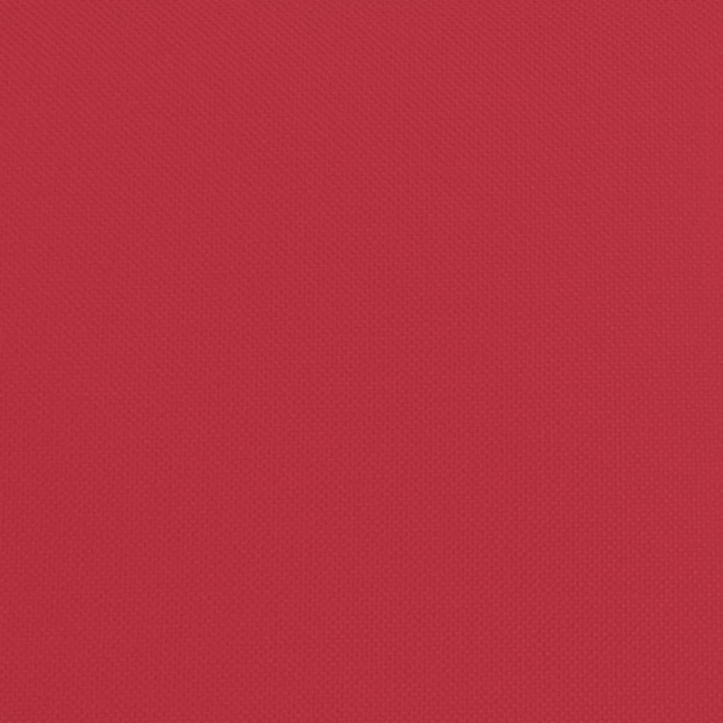 Folding Sun Lounger Red Oxford Fabric&Powder-coated Steel