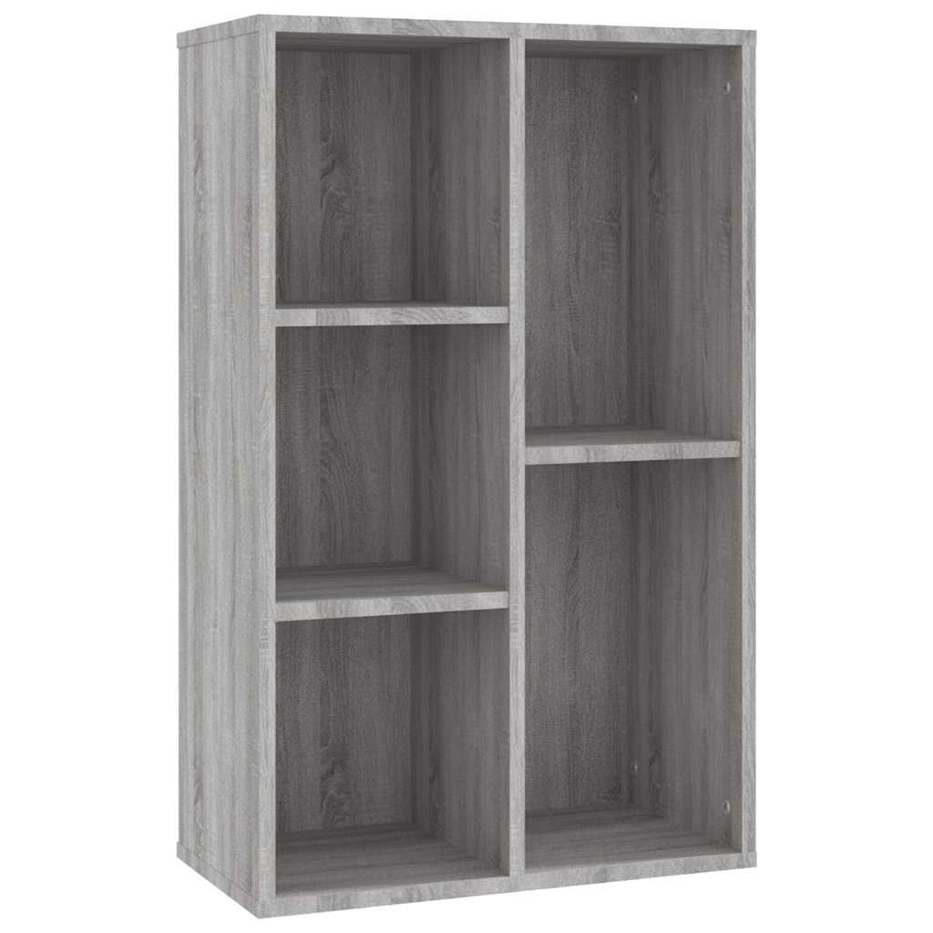 Book Cabinet/Sideboard Grey Sonoma 50x25x80 cm Engineered Wood