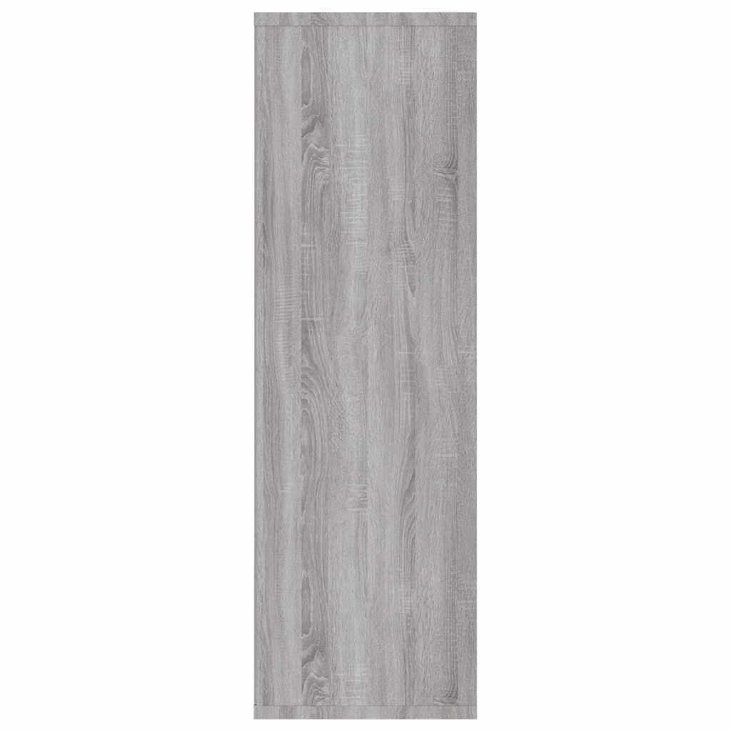 Book Cabinet/Sideboard Grey Sonoma 50x25x80 cm Engineered Wood