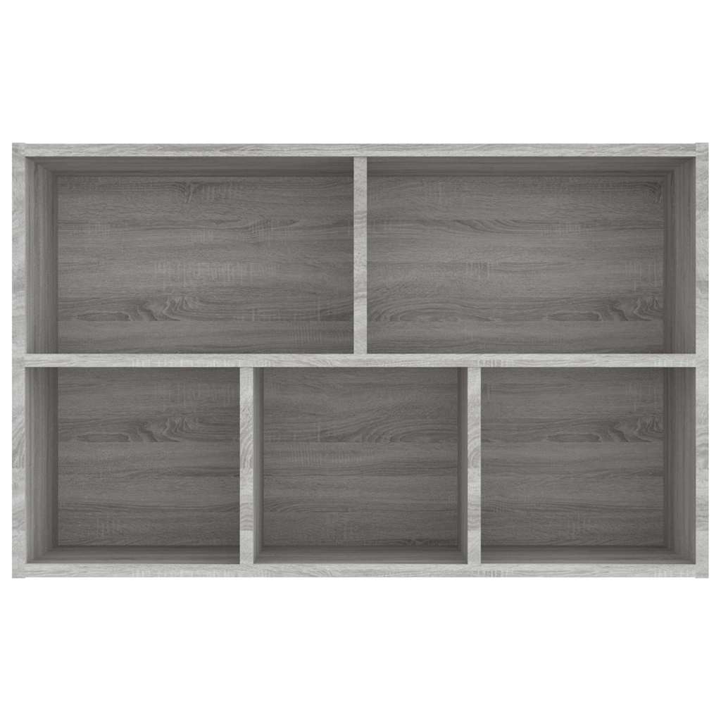 Book Cabinet/Sideboard Grey Sonoma 50x25x80 cm Engineered Wood