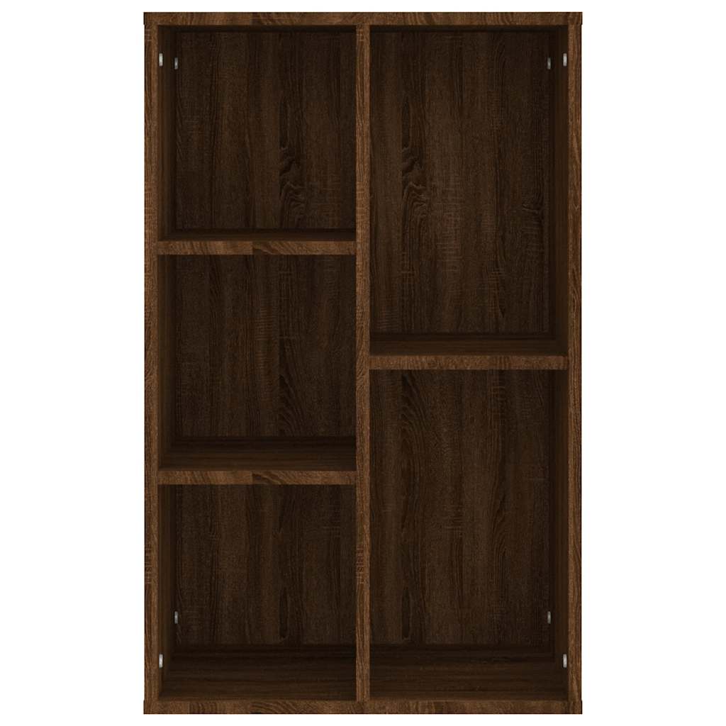 Book Cabinet/Sideboard Brown Oak 50x25x80 cm Engineered Wood