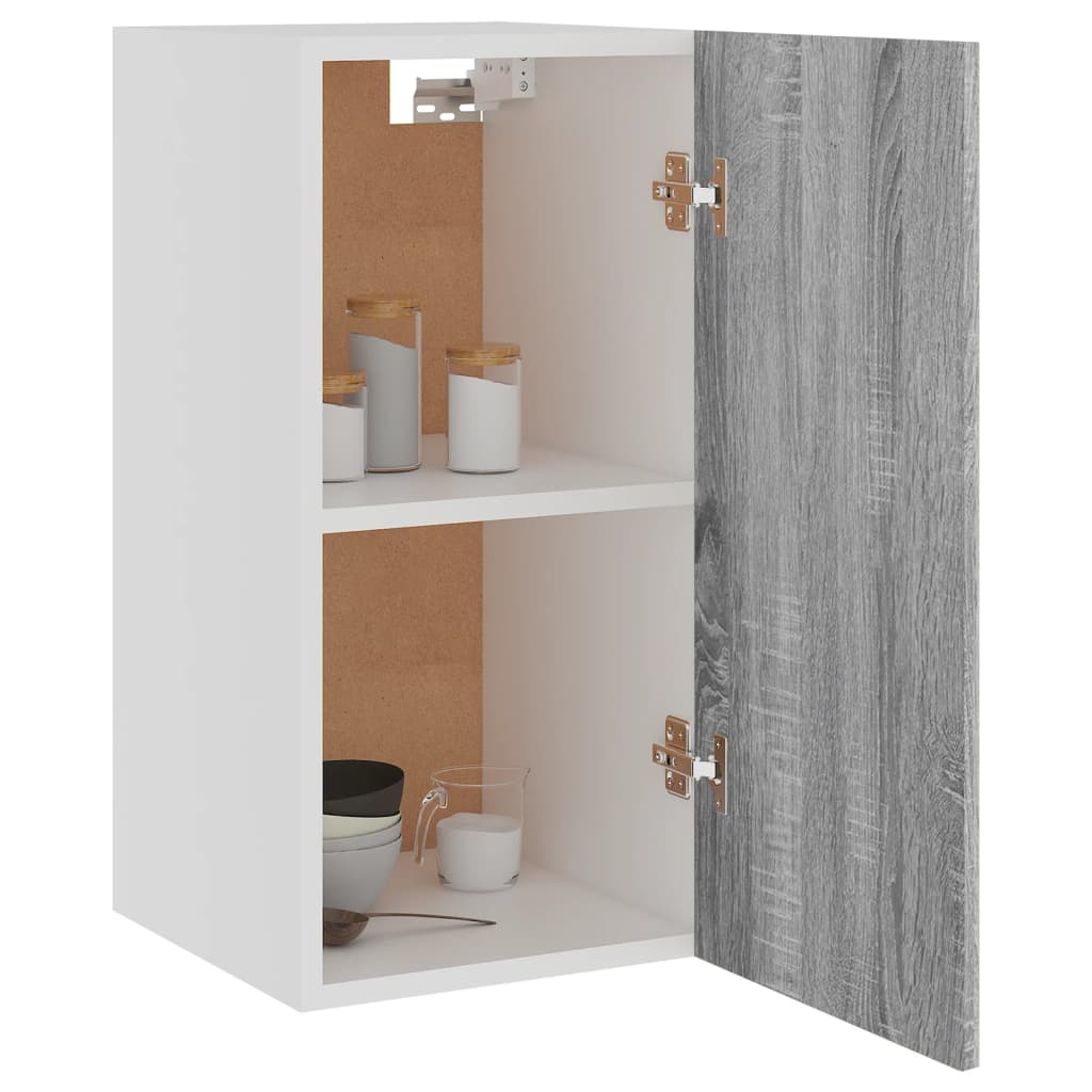 Hanging Cabinet Lyon Grey Sonoma 29.5x31x60 cm Engineered Wood
