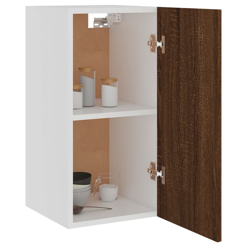 Hanging Cabinet Lyon Brown Oak 29.5x31x60 cm Engineered Wood