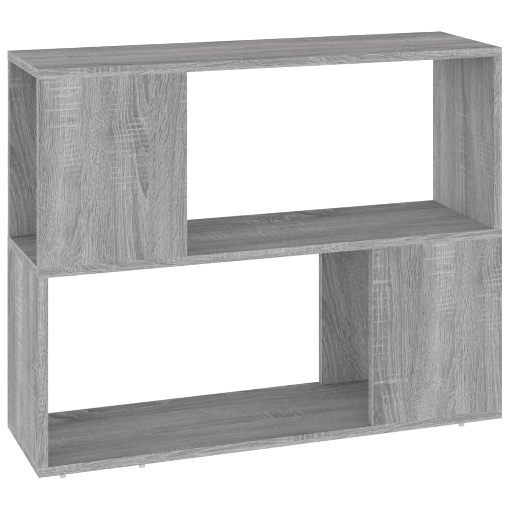 Book Cabinet/Room Divider Grey Sonoma 80x24x63 cm