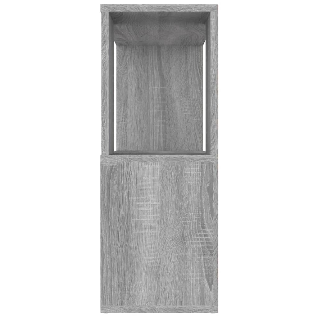 Book Cabinet/Room Divider Grey Sonoma 80x24x63 cm