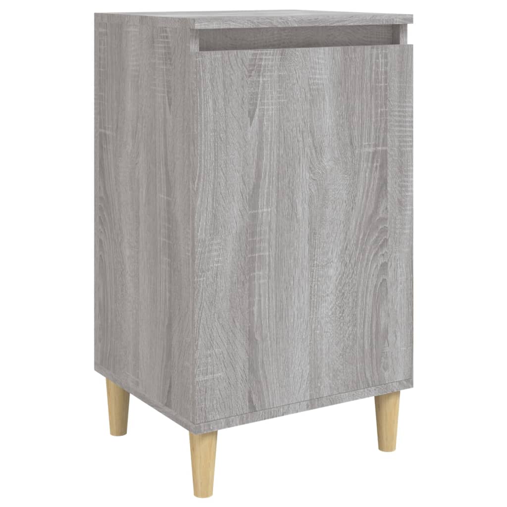 Bedside Cabinet Grey Sonoma 40x35x70 cm Engineered Wood