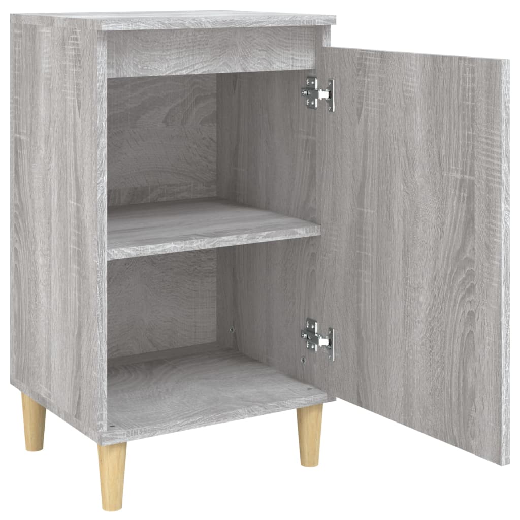 Bedside Cabinet Grey Sonoma 40x35x70 cm Engineered Wood