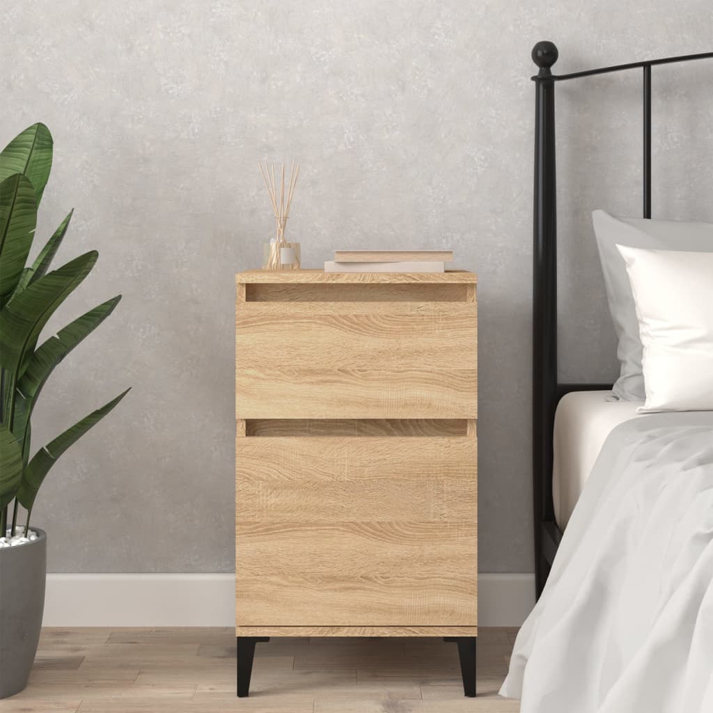 Bedside Cabinet Sonoma Oak 40x35x70 cm