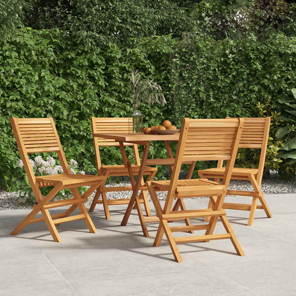 Folding Garden Chairs 4 pcs 47x62x90 cm Solid Wood Teak