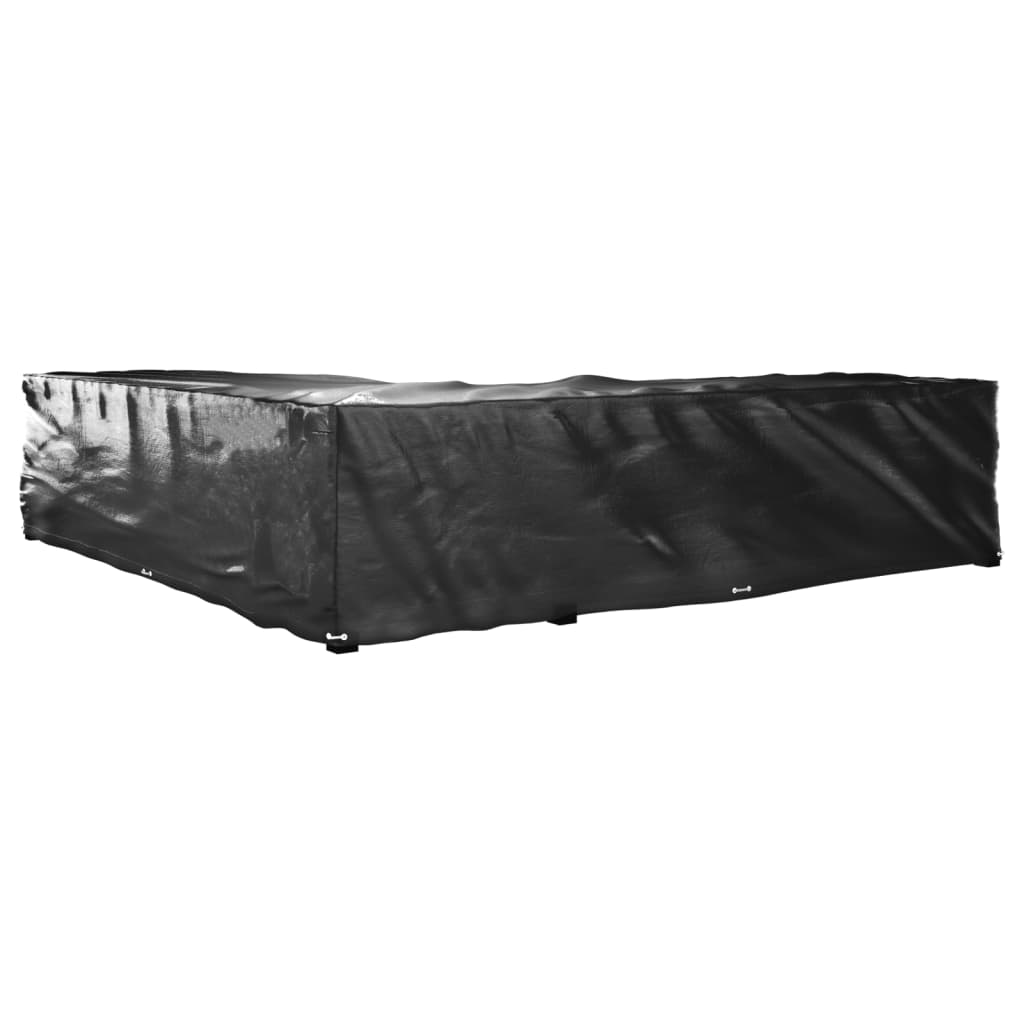 L-Shaped Garden Furniture Covers 2 pcs 20 Eyelets 300x300x70 cm