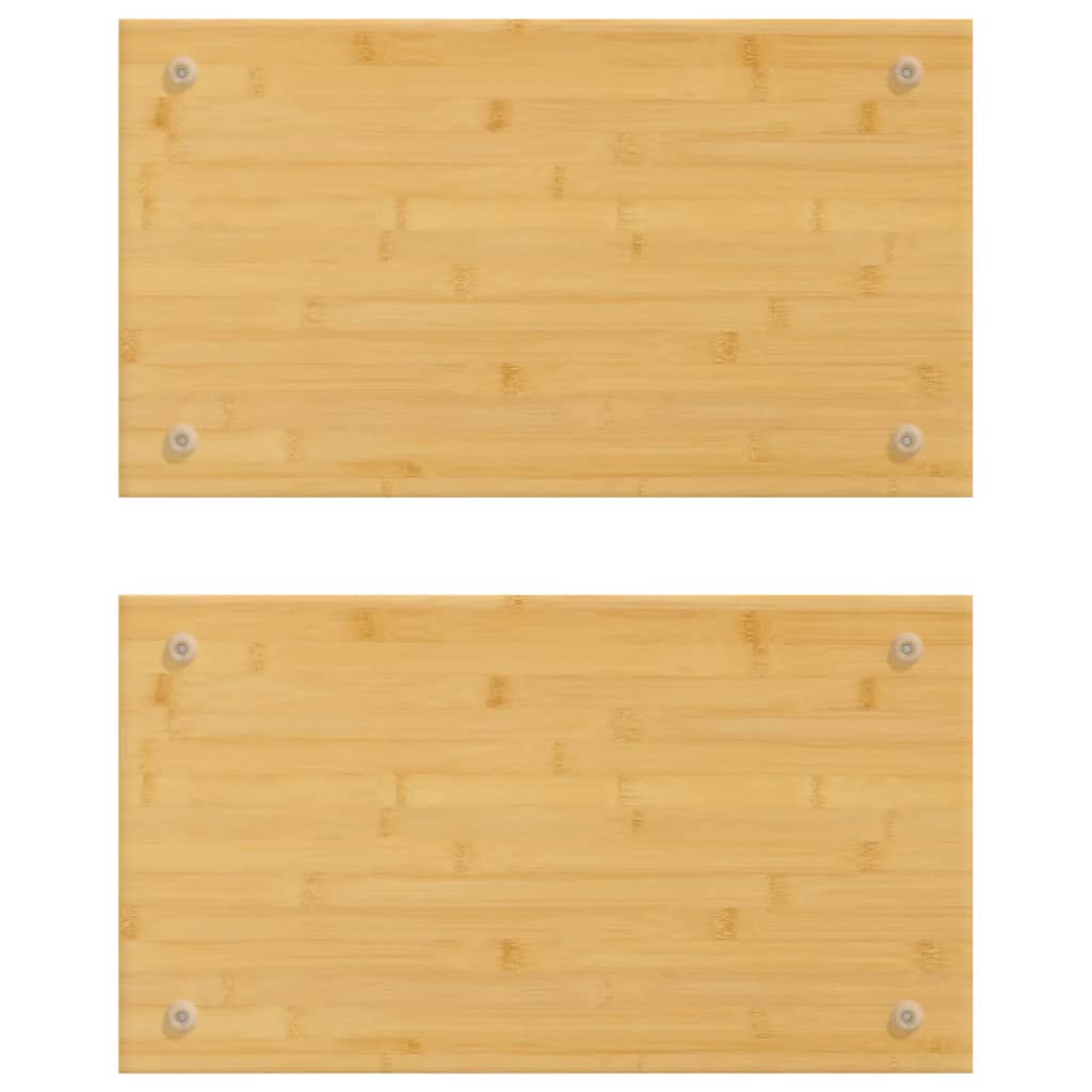 Cooker Covers 2 pcs 50x28x1.5 cm Bamboo