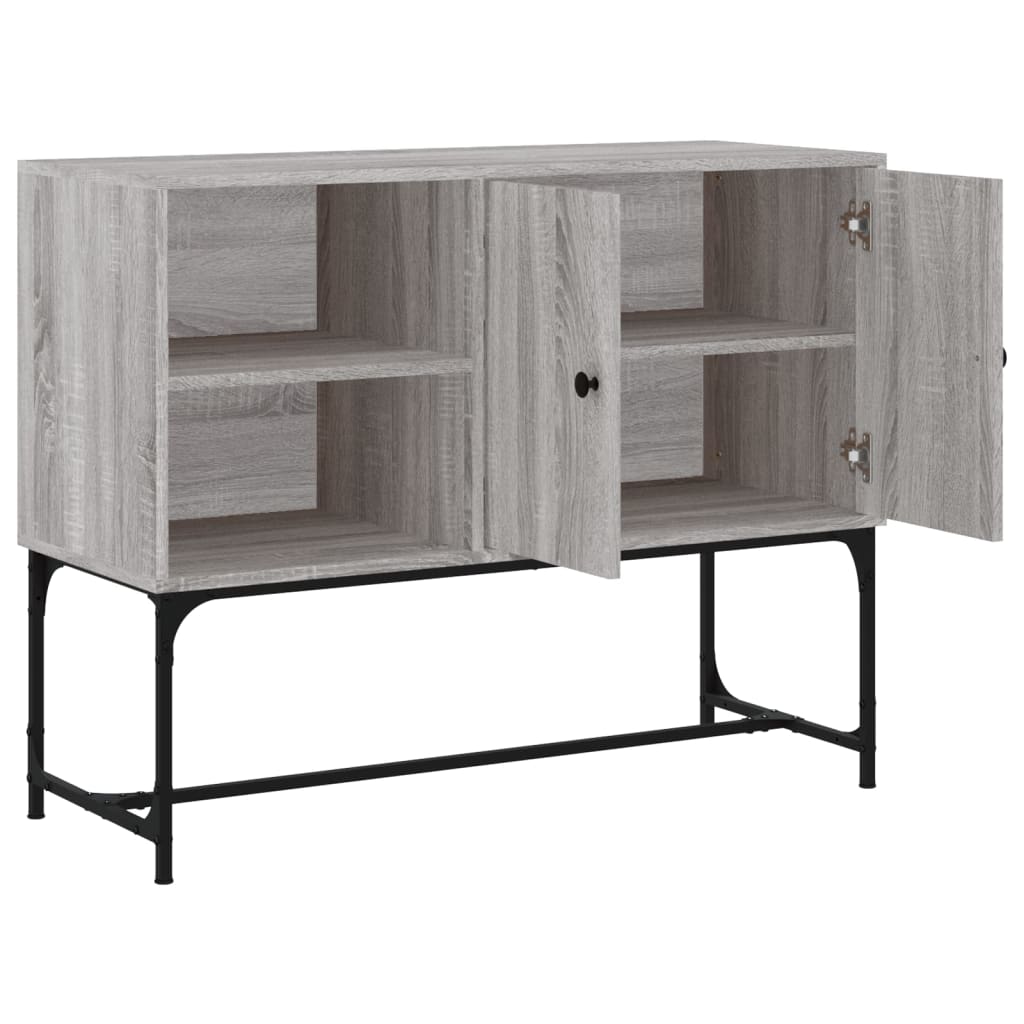 Sideboard Grey Sonoma 100x40x79.5 cm Engineered Wood