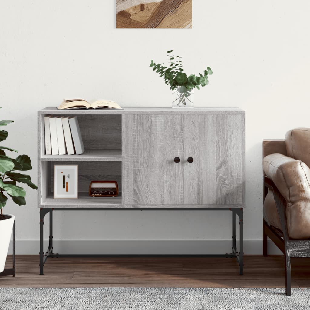 Sideboard Grey Sonoma 100x40x79.5 cm Engineered Wood