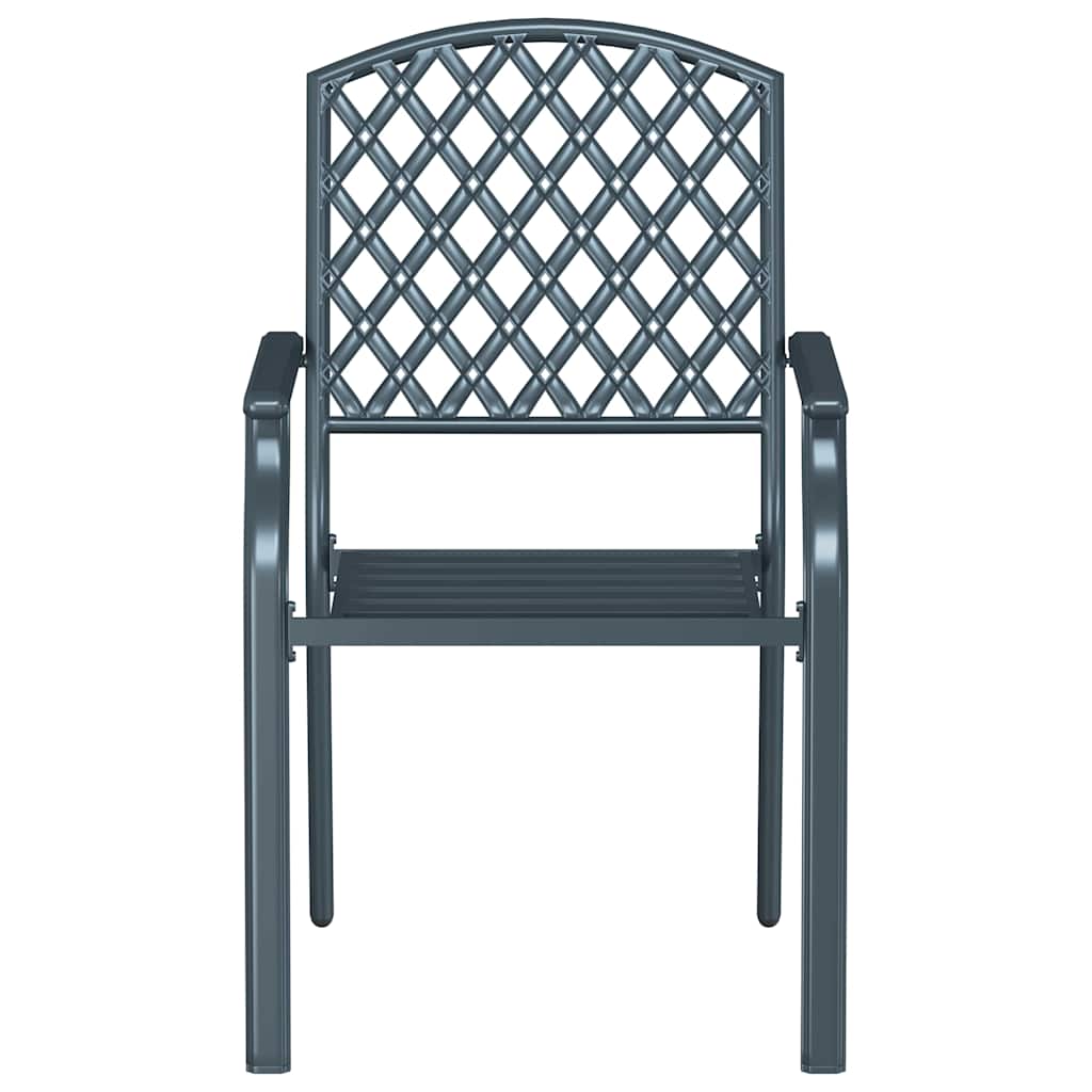 Chair 4 pcs Anthracite 56 x 65 x 89cm Steel